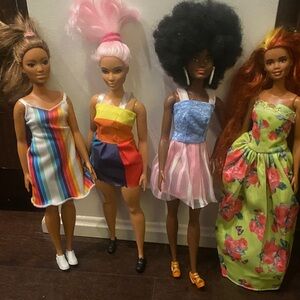 Barbie girls with more realistic body types lot
